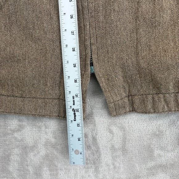 DOUBLE RRL RALPH LAUREN Barn Chore Flannel Lined Jacket Men Large Brown USA Made - Picture 11 of 12